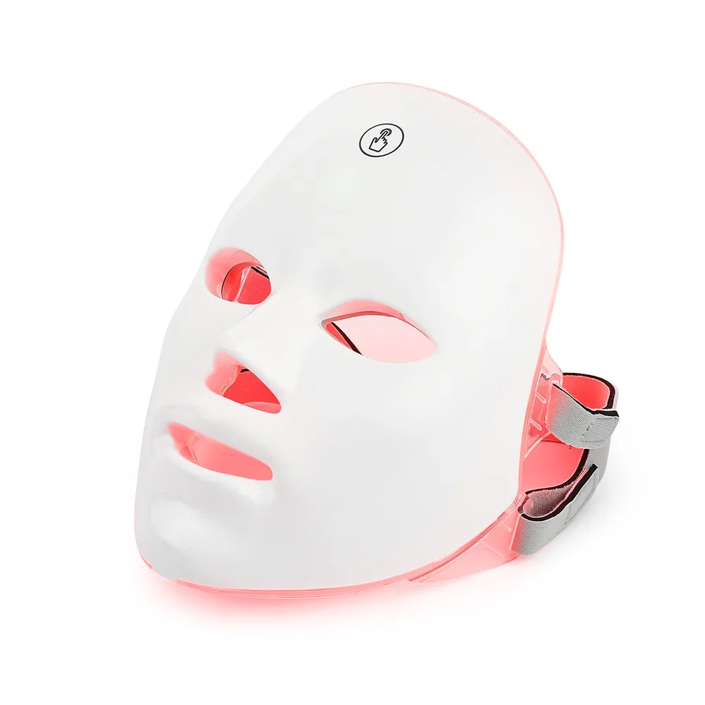 Masque de soin visage à LED