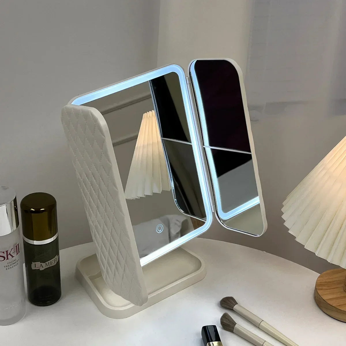 Miroir de Maquillage avec Lumière LED – Éclairez Votre Beauté